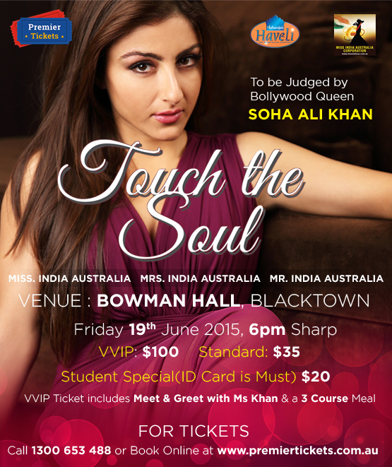 MISS/MRS/MR India Australia Beauty Pageant - TOUCH THE SOUL 2015