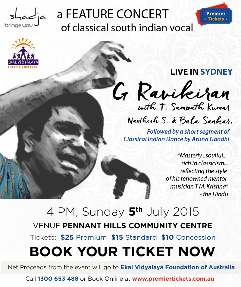 G Ravikiran's Feature Concert  - Sydney