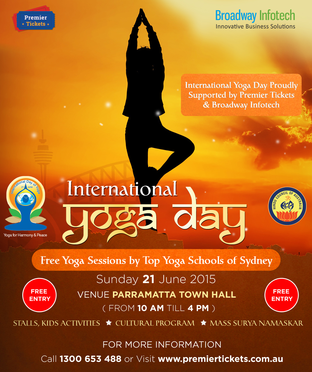 International World Yoga Day 2015 - June 21