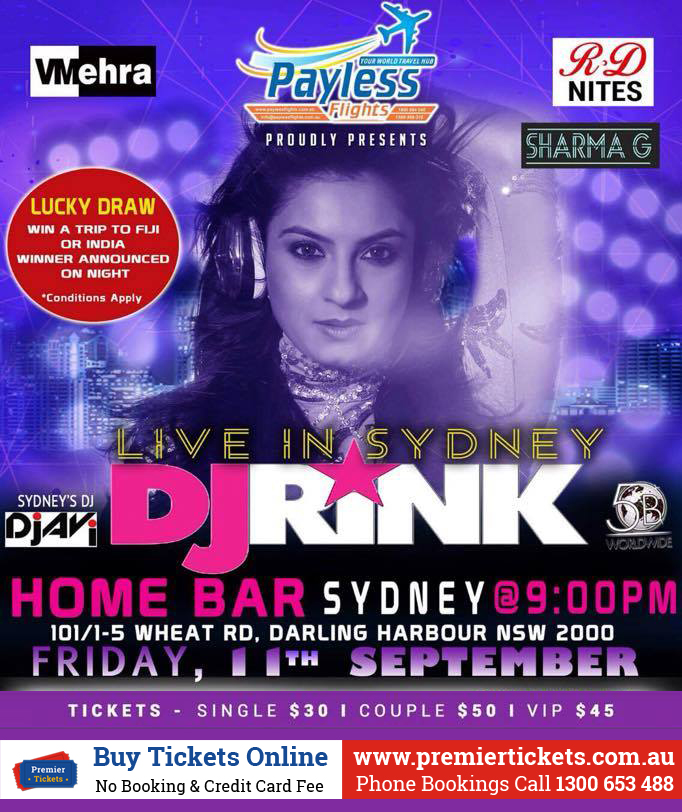 DJ RINK – LIVE IN SYDNEY