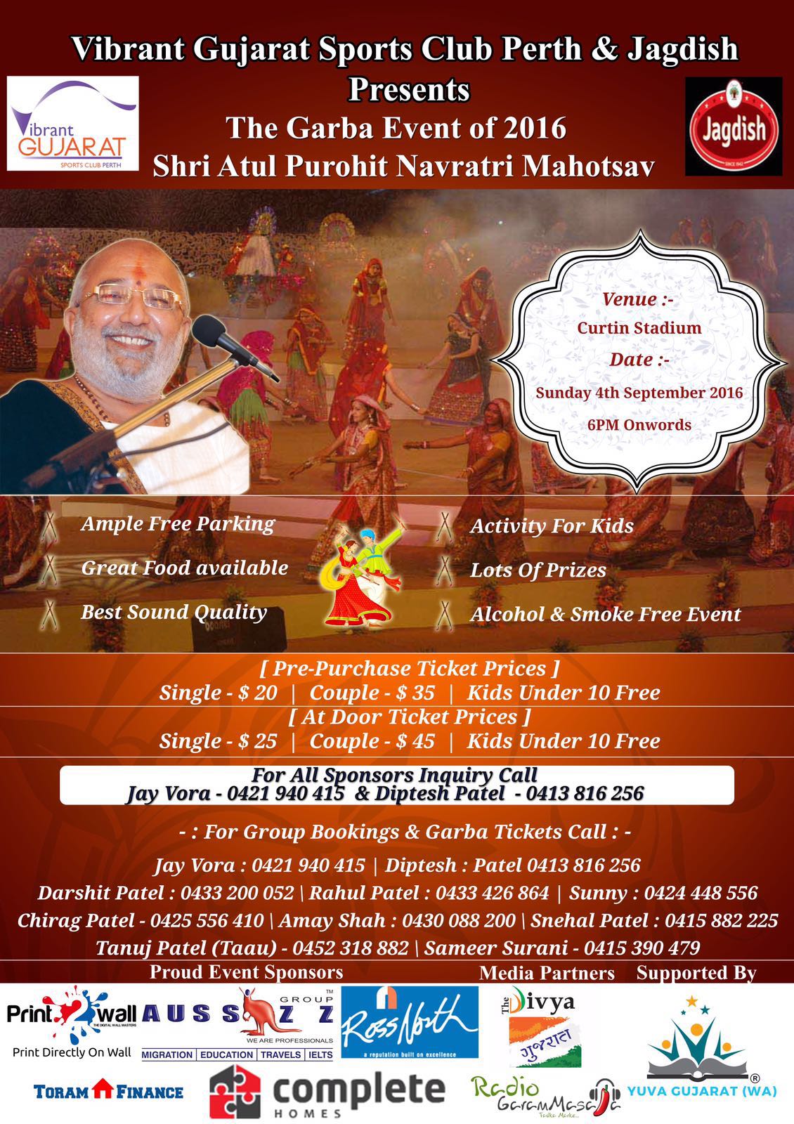 NAVRATRI 2016 - Atul Purohit in Perth NAVRATRI 2016 - Atul Purohit in Perth