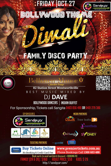 SendPyar 2017- Bollywood Theme Diwali Party