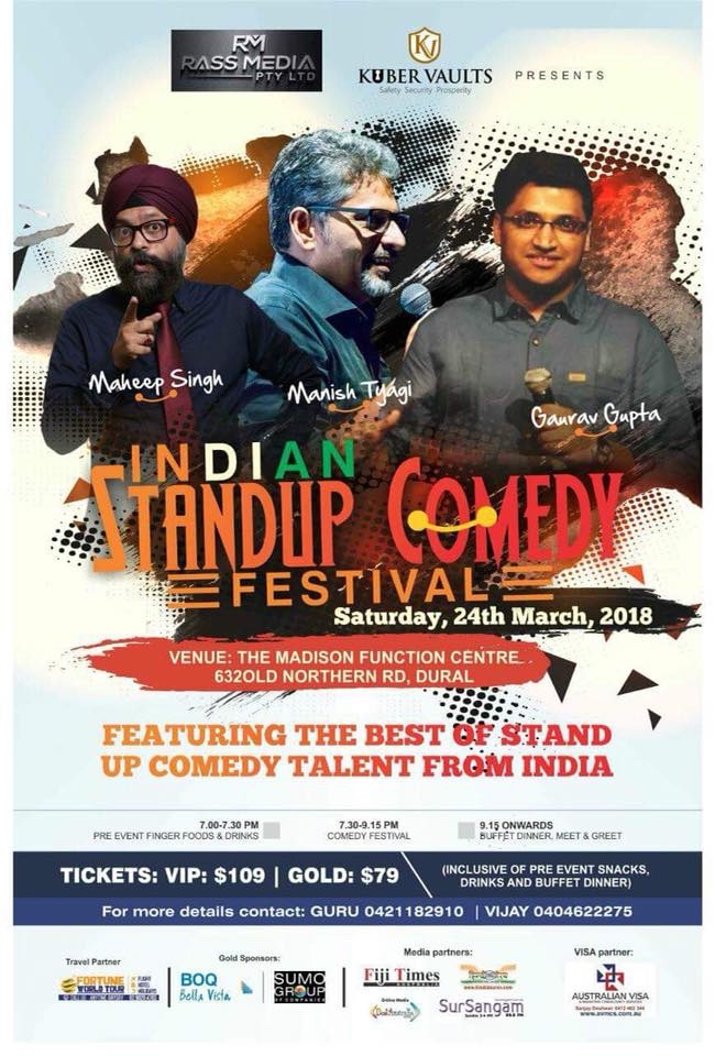 Indian Standup Comedy Festival Sydney