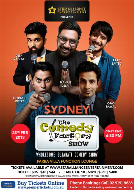 Gujarati Comedy Factory Show in Sydney