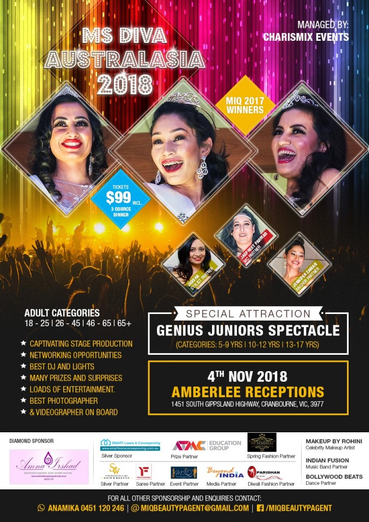 Ms Diva Australasia MIQ 2018