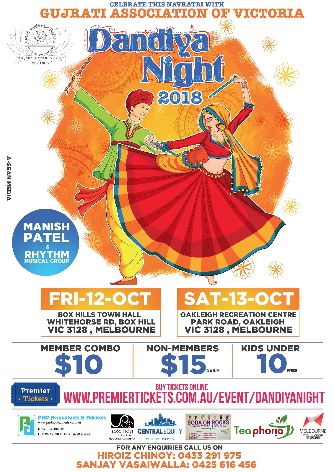 Gujarati Association of Victoria  - Dandiya Night 2018