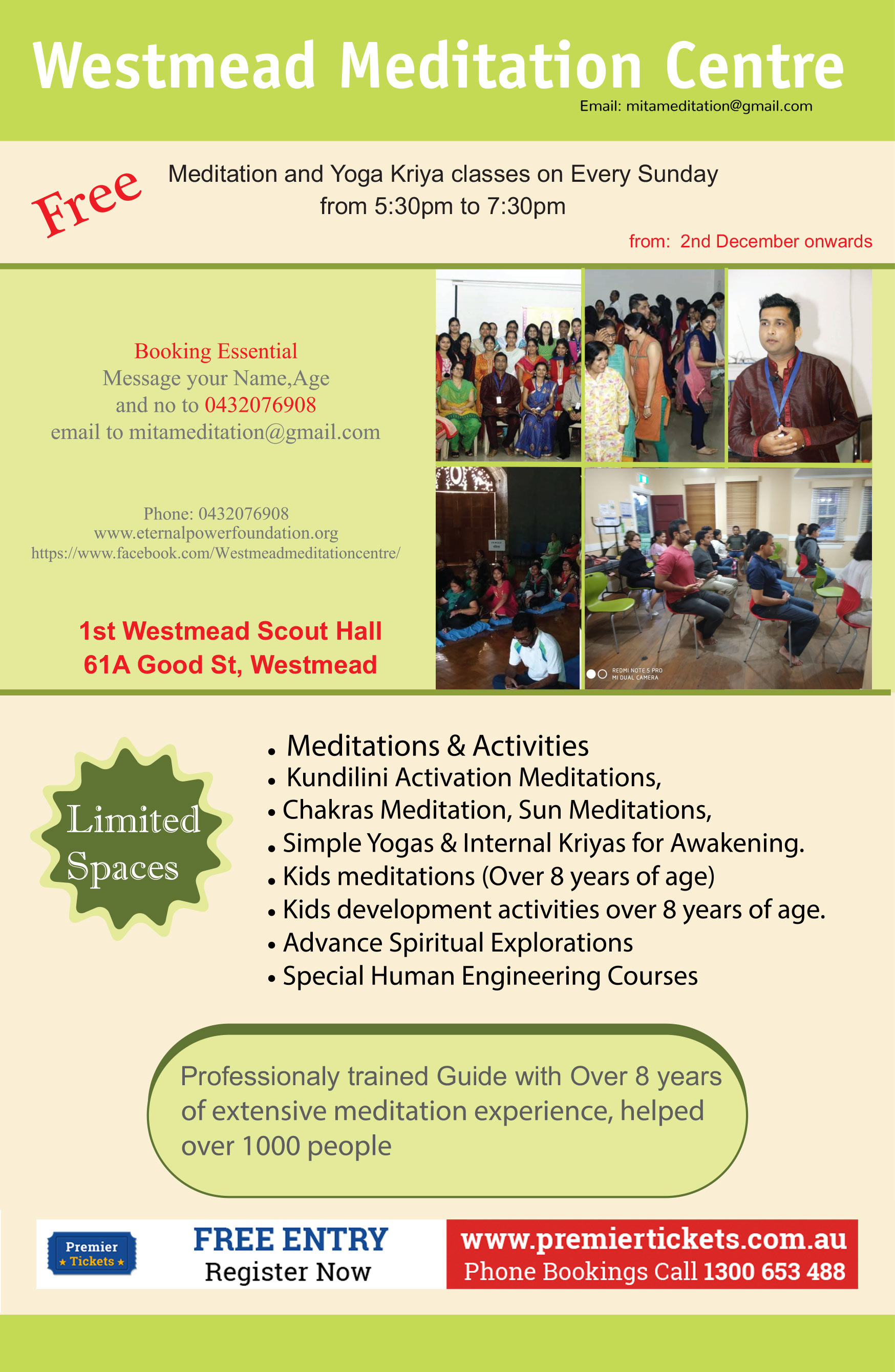 Transcendental Meditations - REGISTER NOW Transcendental Meditations - REGISTER NOW