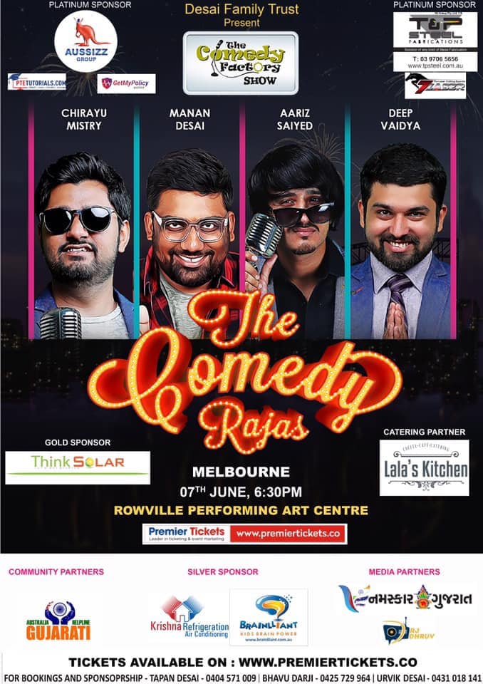 Gujarati Stand up Comedy Show in Melbourne Gujarati Stand up Comedy Show in Melbourne