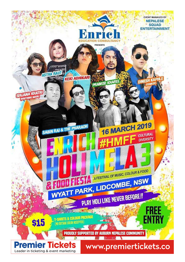 Enrich Holi Mela 3 - Free Entry