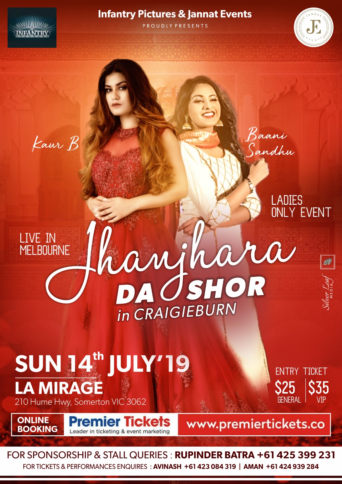 Jhanjhara DA SHOR in CRAIGIEBURN Jhanjhara DA SHOR in CRAIGIEBURN