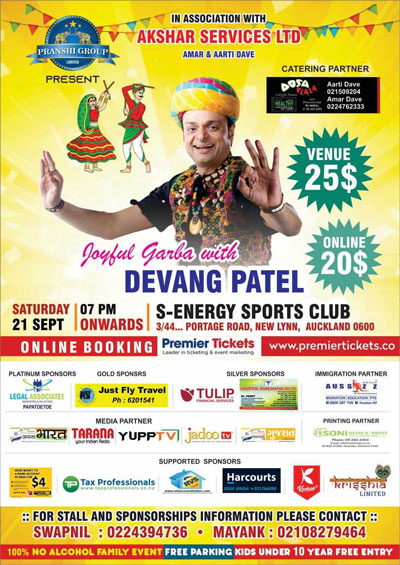 Navratri Dandiya with Devang Patel in Auckland
