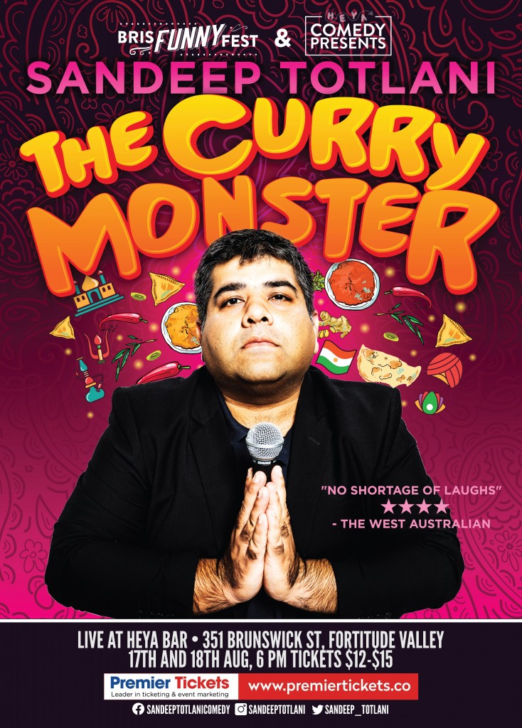The Curry Monster in Brisbane - Stand up Comedy