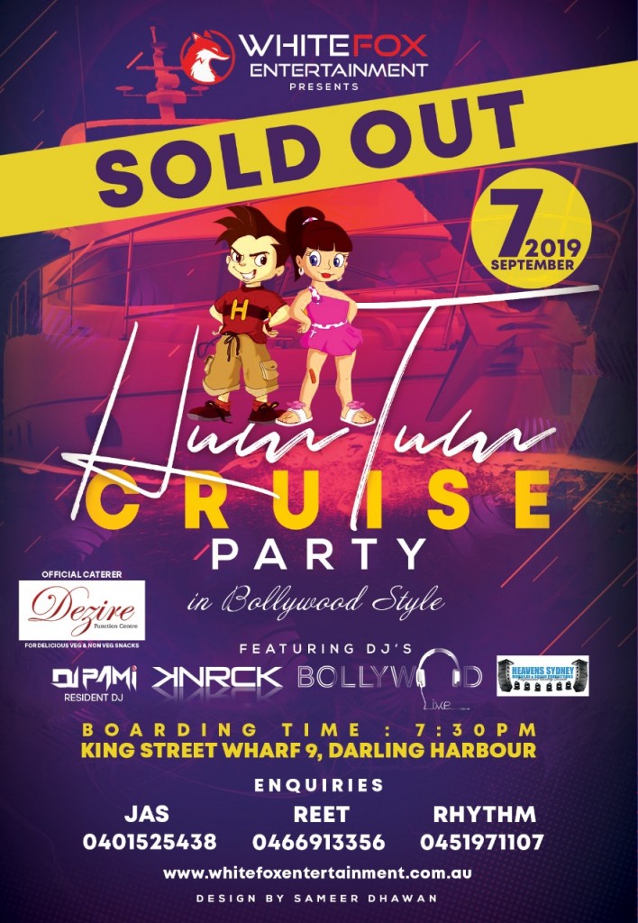 Hum Tum Cruise Party in Bollywood Style - Sydney