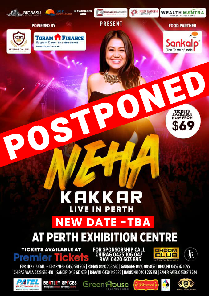 Selfie Queen Neha Kakkar Live in Concert Perth 2019 Selfie Queen Neha Kakkar Live in Concert Perth 2019