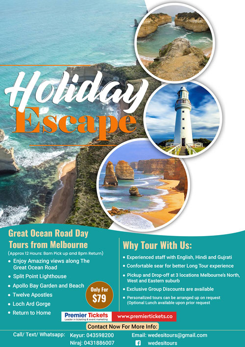 Great Ocean Road Day Tours from Melbourne - 15 Feb