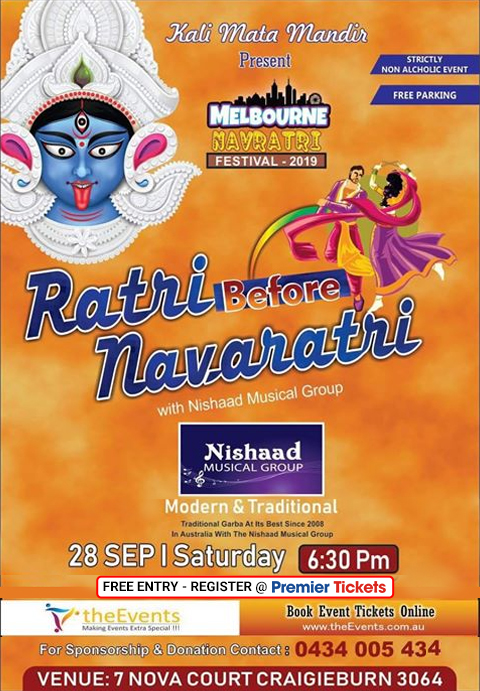 Ratri Before Navratri - FREE ENTRY Ratri Before Navratri - FREE ENTRY