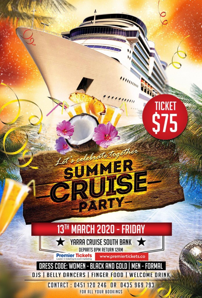 Summer Cruise Party - Melbourne
