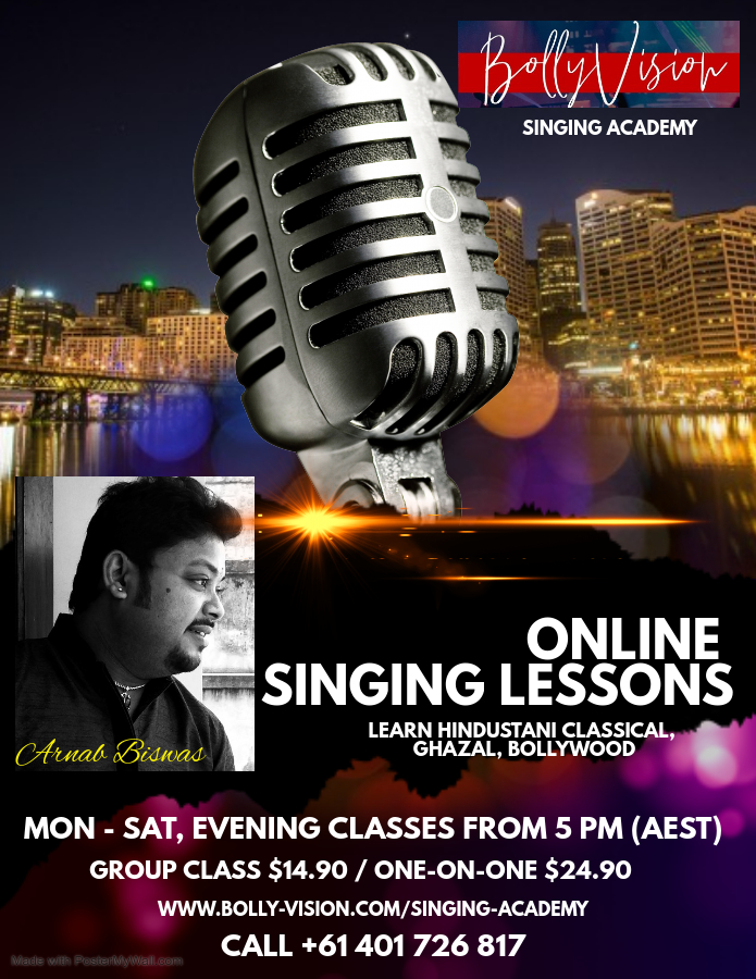 BollyVision Online 1 ON 1 Singing Lessons - New Zealand