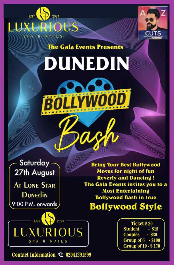 Dunedin Bollywood Bash 2022