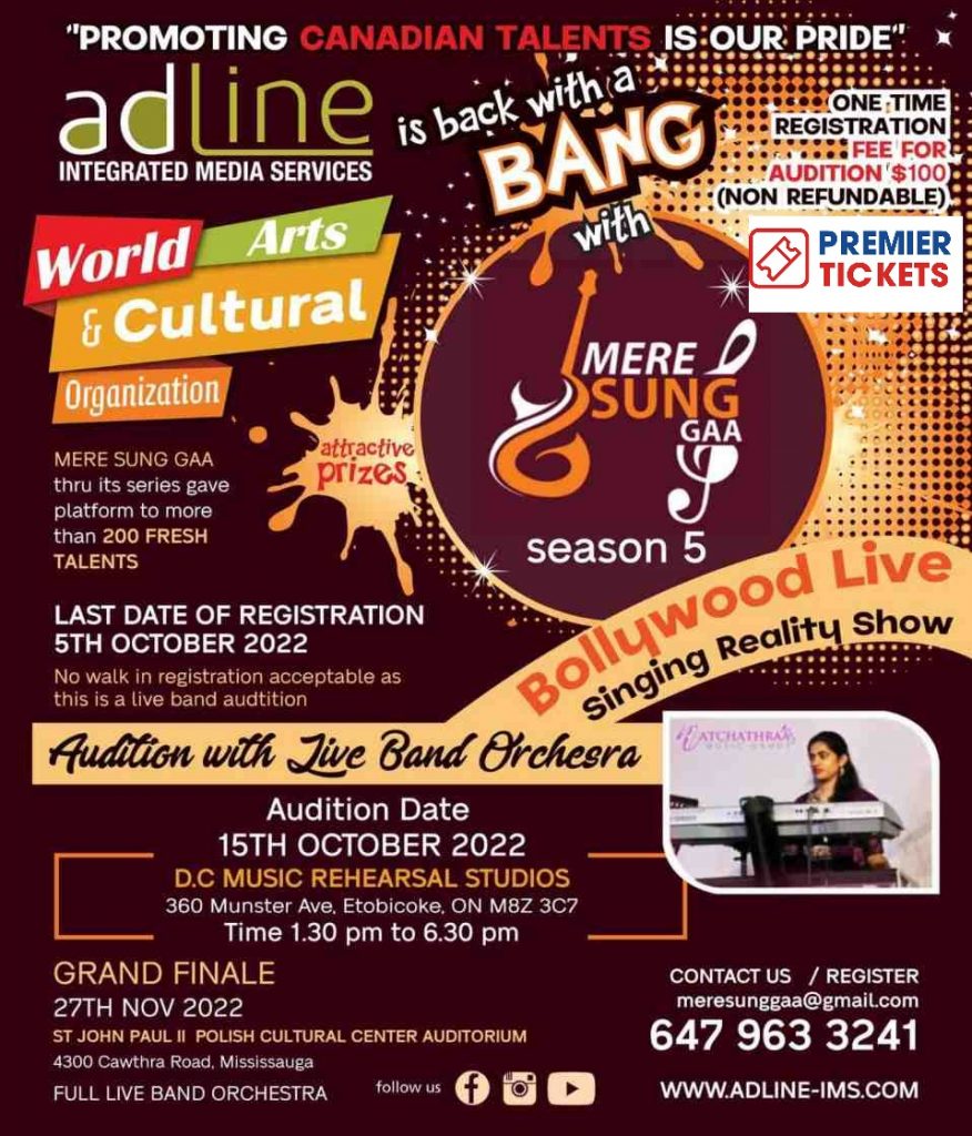 Mere Sung Gaa Season 5 Bollywood Live Singing Reality Show - Auditions Announcement Mere Sung Gaa Season 5 Bollywood Live Singing Reality Show - Auditions Announcement