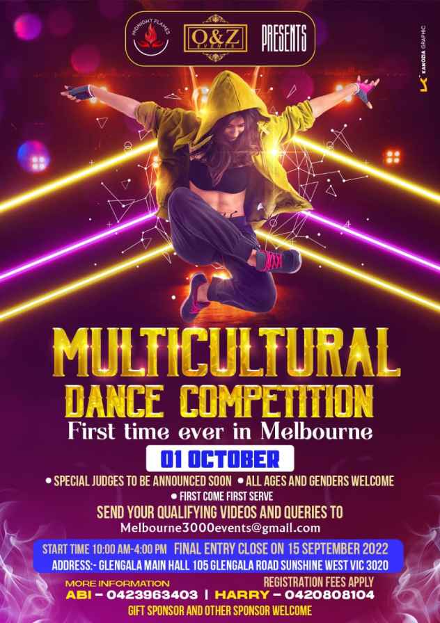 Multicultural Dance Competition 2022 - Melbourne
