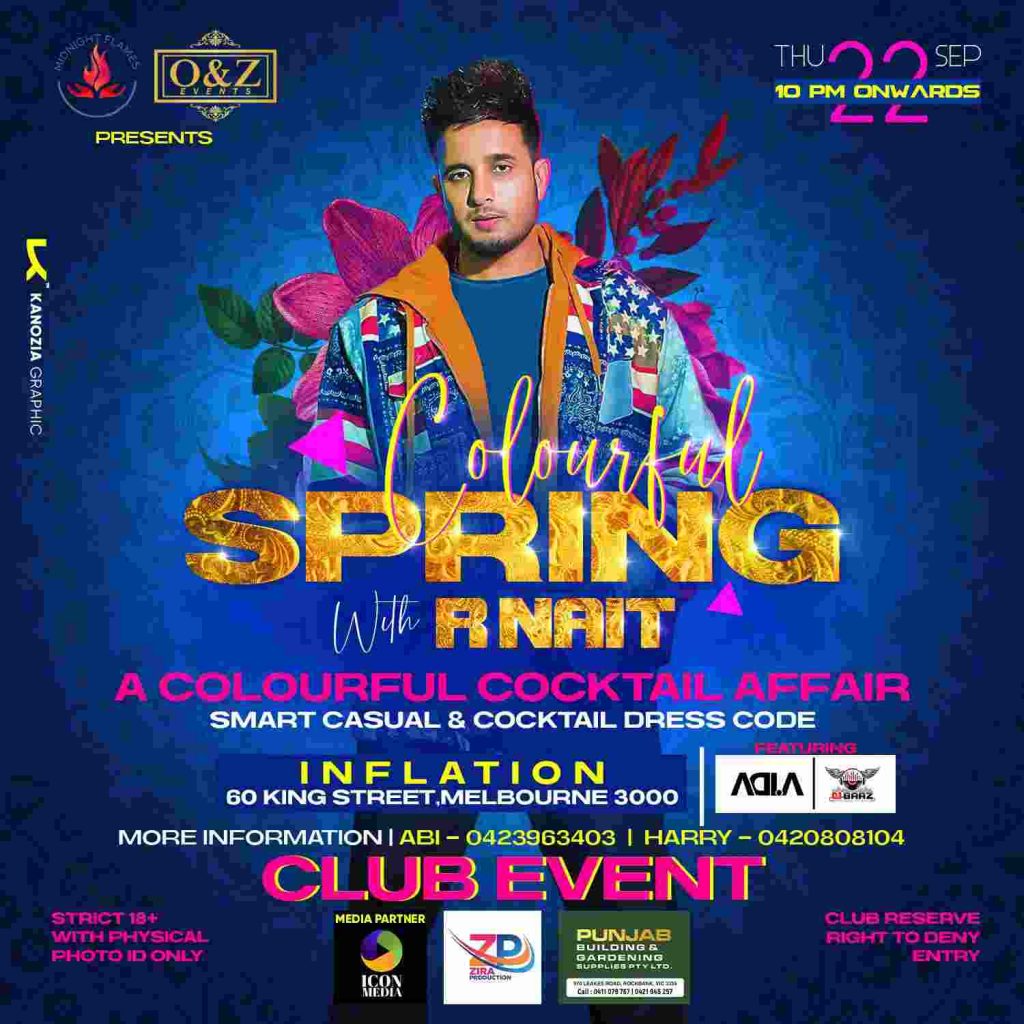 COLOURFUL SPRING WITH R-NAIT Melbourne