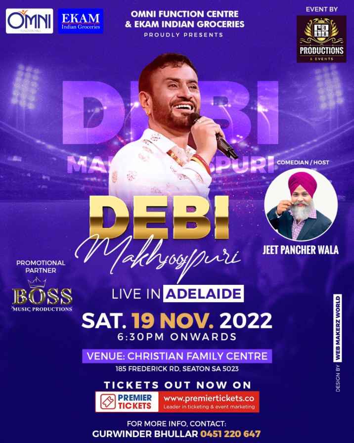 Debi Makhsoospuri - Live In Adelaide