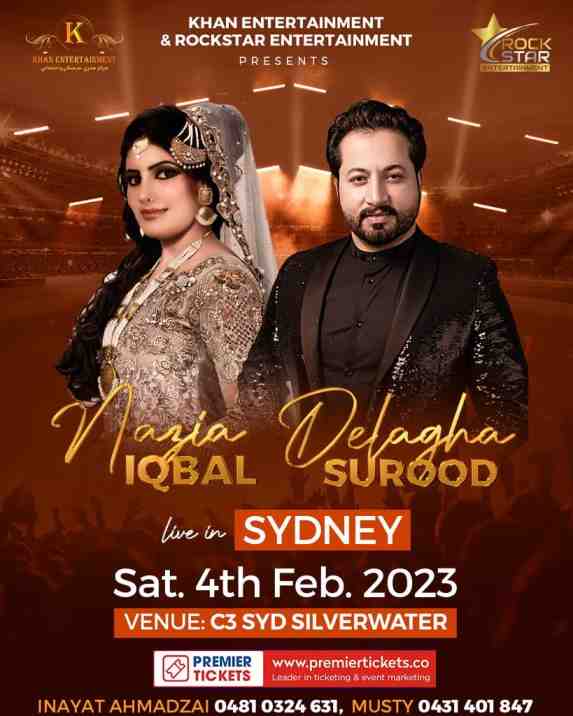 Dilagha Surood & Nazia Iqbal Live in Sydney Dilagha Surood & Nazia Iqbal Live in Sydney