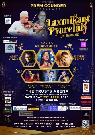 Laxmikant Pyarelal Live in Concert  Auckland 2023