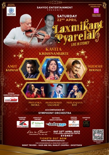Laxmikant Pyarelal Live in Concert Sydney 2023
