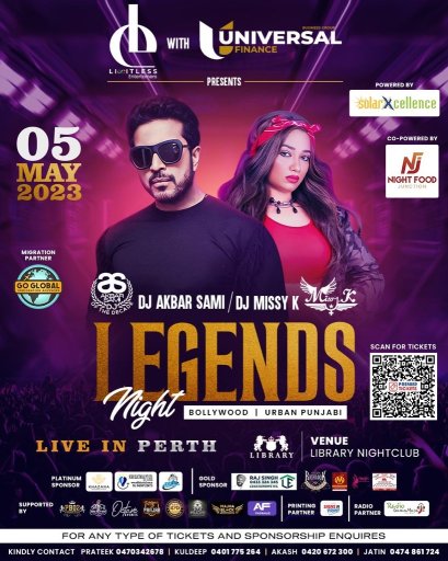 Legend’s Night Ft Dj Akbar Sami  & Dj MissyK