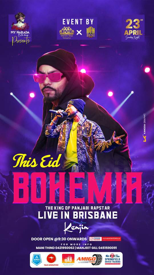 Bohemia Live in Brisbane 2023