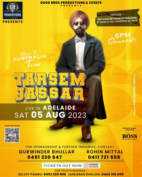 Tarsem Jassar Live In Adelaide - 2023 Tarsem Jassar Live In Adelaide - 2023