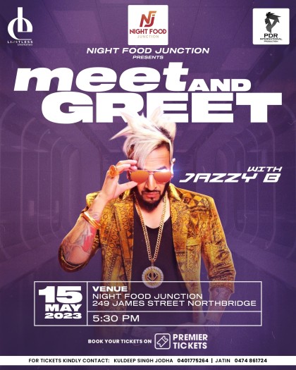 Meet & Greet with Jazzy B - Perth