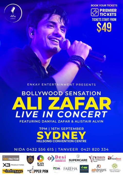 Ali Zafar Live In Sydney Ali Zafar Live In Sydney
