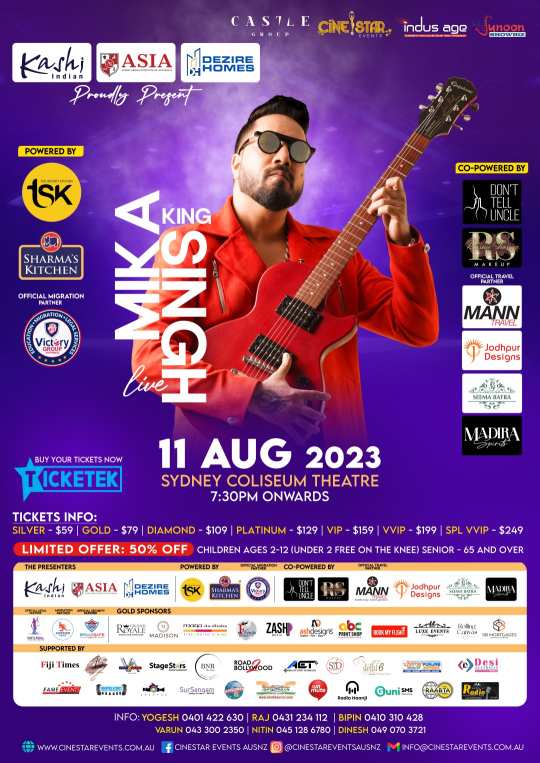 King Mika Singh Live in Sydney
