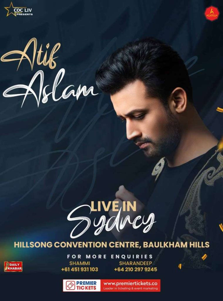 Atif Aslam Live In Concert Sydney 2024