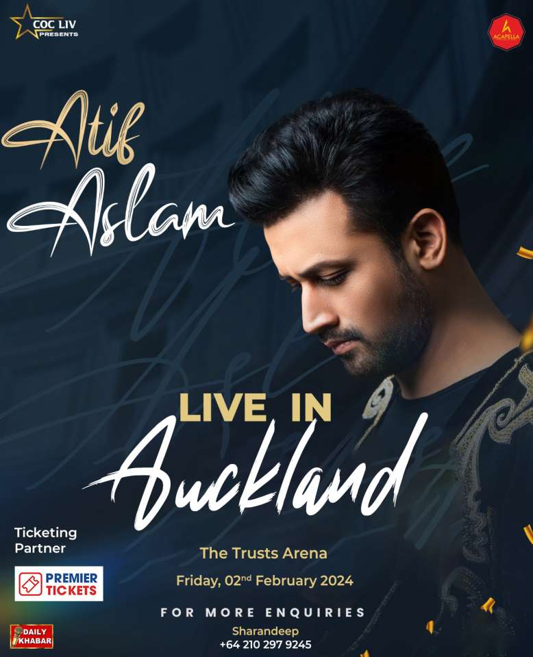 Atif Aslam Live In Concert Auckland 2024