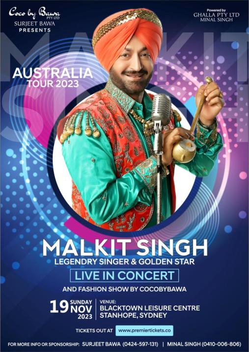 Malkit Singh Live in Concert Sydney