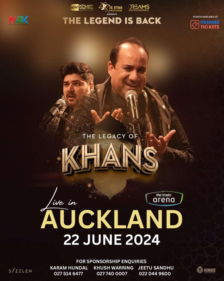 Ustad Rahat Fateh Ali Khan Auckland 2024