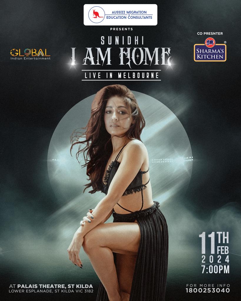 I Am Home Sunidhi Chauhan Live In Concert Melbourne 2024