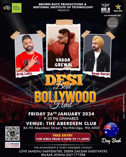 Desi Beat & Bollywood Heat Night 2024 - Perth