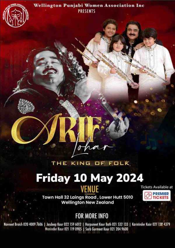 Arif Lohar - The King Of Folk Wellington 2024 Arif Lohar - The King Of Folk Wellington 2024