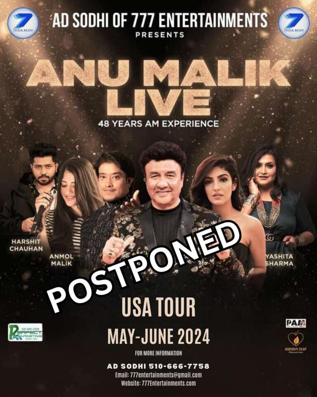 Anu Malik Live in Concert Chicago - 2024