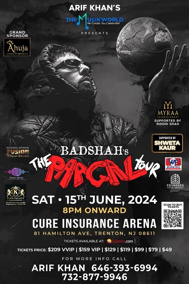Badshah - The Paagal Tour in New Jersey