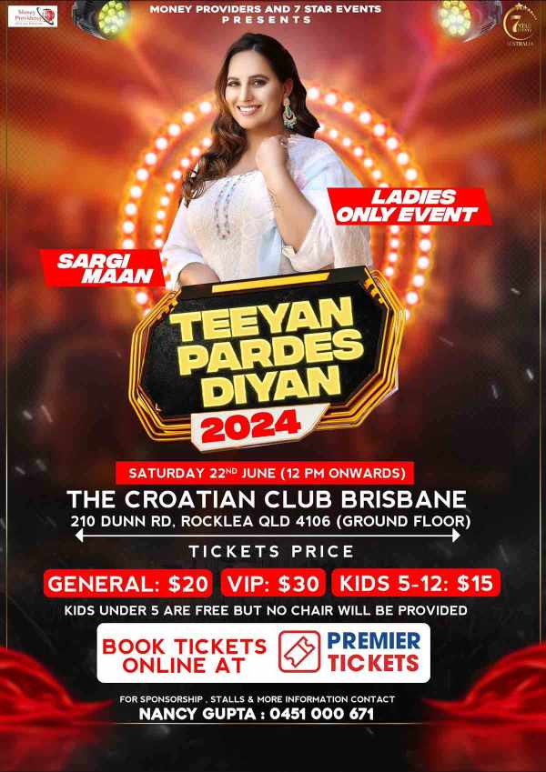 Teeyan Pardes Diyan 2024 - Brisbane