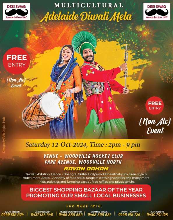 Adelaide Diwali Mela 2024 Adelaide Diwali Mela 2024