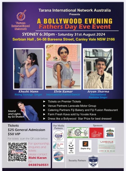 A Bollywood Evening on Father's Day Eve 2024 A Bollywood Evening on Father's Day Eve 2024