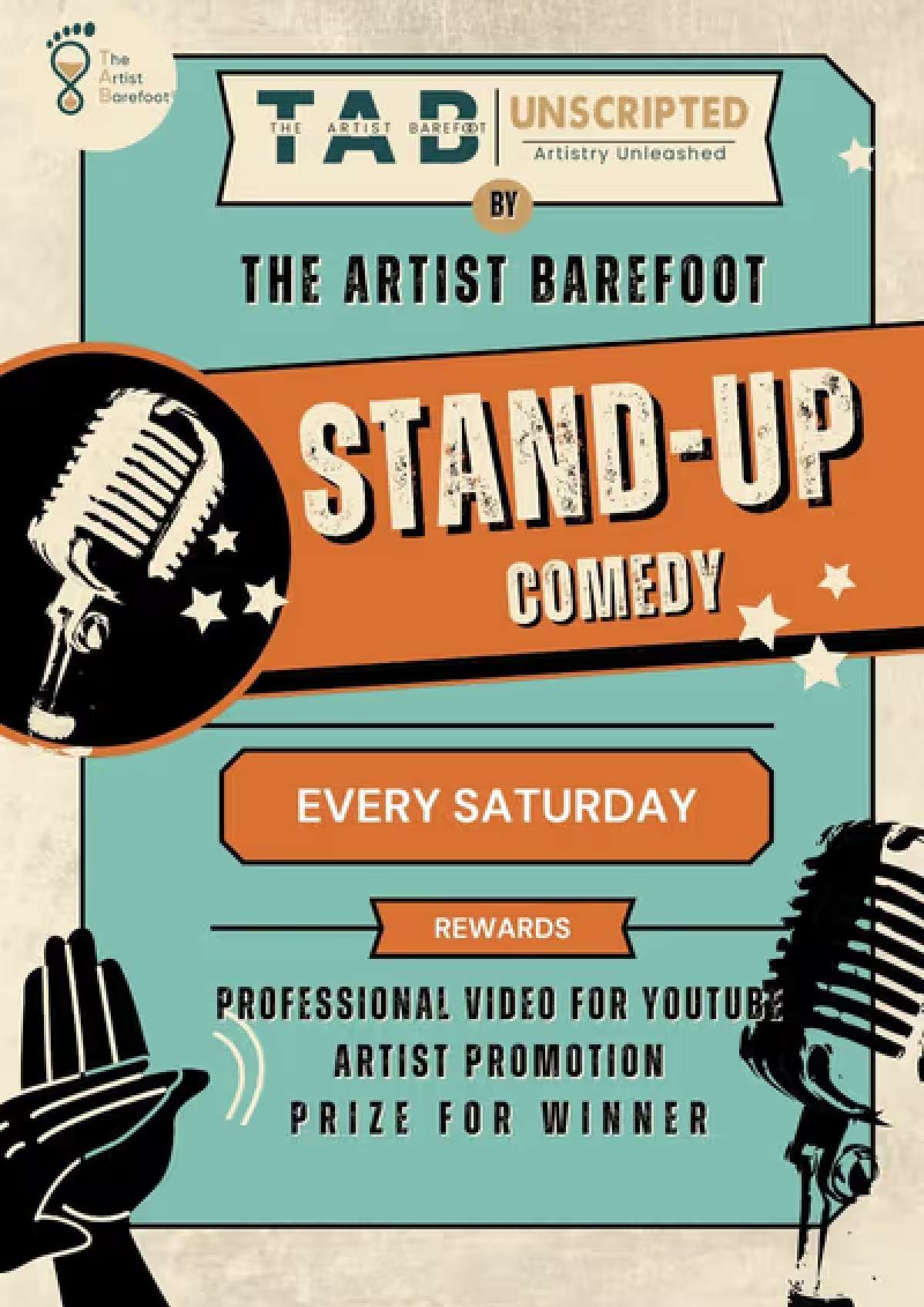 TAB UNSCRIPTED (Stand up Comedy)- 2 November TAB UNSCRIPTED (Stand up Comedy)- 2 November