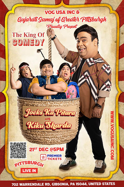 King of Comedy Kiku Sharda Live in Pittsburgh - 2024